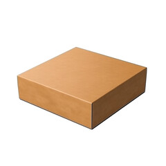 cardboard box isolated on white