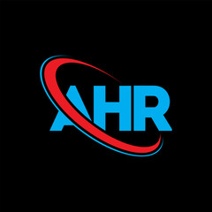 AHR logo. AHR letter. AHR letter logo design. Initials AHR logo linked with circle and uppercase monogram logo. AHR typography for technology, business and real estate brand.