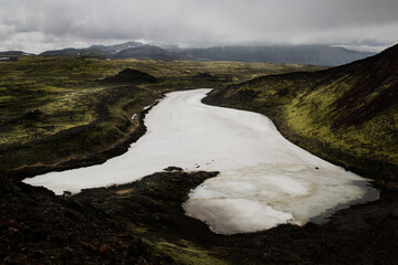 A glacier in Southern Iceland