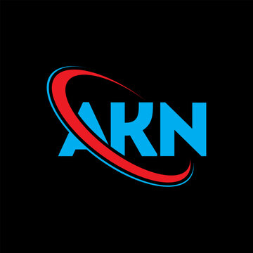 AKN logo. AKN letter. AKN letter logo design. Initials AKN logo linked with circle and uppercase monogram logo. AKN typography for technology, business and real estate brand.
