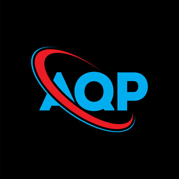 AQP logo. AQP letter. AQP letter logo design. Initials AQP logo linked with circle and uppercase monogram logo. AQP typography for technology, business and real estate brand.