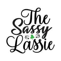 The Sassy Lassie SVG Cut File