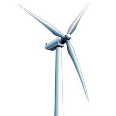 An image of a windturbine on a white background