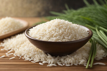 Fototapeta na wymiar rice in bowl