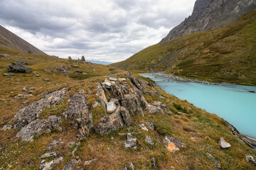 Karakabak lakes in the Altai Mountains