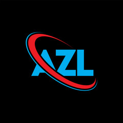 AZL logo. AZL letter. AZL letter logo design. Initials AZL logo linked with circle and uppercase monogram logo. AZL typography for technology, business and real estate brand.