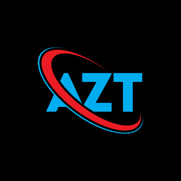 AZT logo. AZT letter. AZT letter logo design. Initials AZT logo linked with circle and uppercase monogram logo. AZT typography for technology, business and real estate brand.