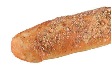 Baked wheat bread with herb seasoning seasoned baguette
