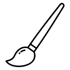 Brush icon for painting a picture or design
