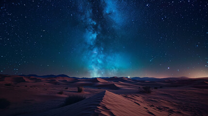 Starry Night Over the Sand Dunes.
