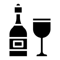 Italian Wine Bottle icon vector image. Can be used for Italy.