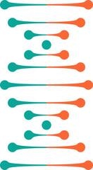 Cell, DNA molecules helix structure, human genes