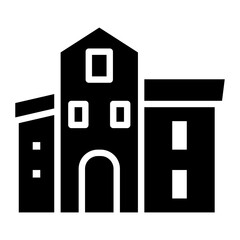 Italian Townhouse icon vector image. Can be used for Italy.