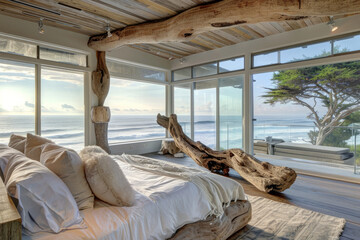 Ocean View Bedroom With Large Bed