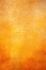 Fototapeta na wymiar Amber flat clear gradient background with grainy rough matte noise plaster texture