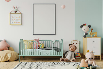 Baby Room - Crib and Toys for a Cozy and Playful Space
