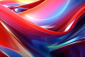 Vibrant Abstract Background With Red, Blue, and Yellow Design