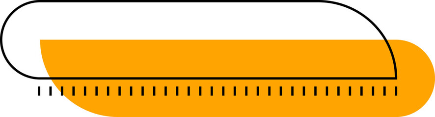 Minimalist style, abstract memphis geometric shape