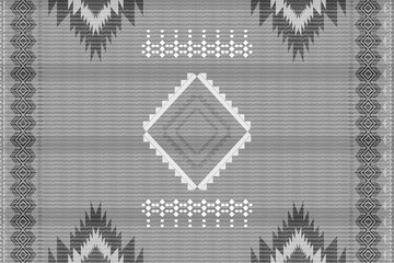 African Indian art, Abstract White. Ethnic ikat beautiful seamless pattern. India Thai pattern. Mexican striped style. Native traditional. Design for background, fabric, clothing, Kente.