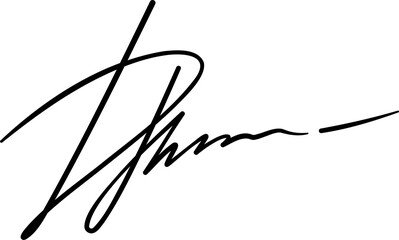 Business or personal handwritten signature