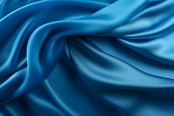 Blue satin cloth texture background