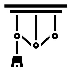 Pulley icon vector image. Can be used for Lab.