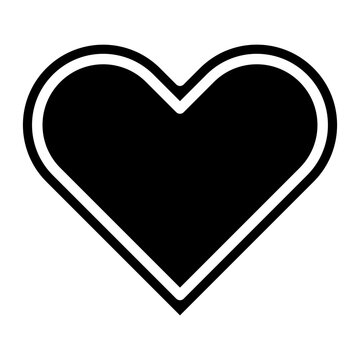 Heart icon vector image. Can be used for Friendship.