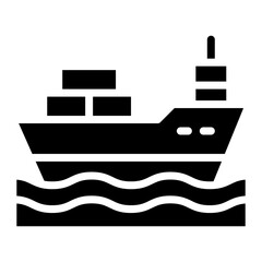Cruise icon vector image. Can be used for Ocean.