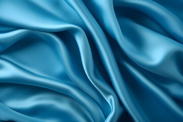 Blue cloth background, Fabric texture