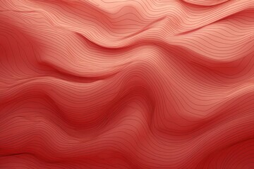 Brick Red background with light grey topographic lines