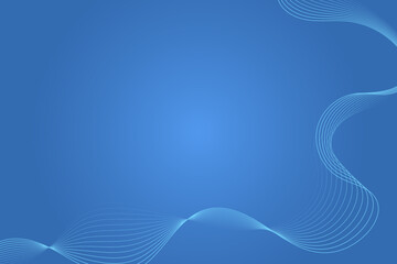 Blue Wave Lines Pattern Abstract Background. Vector Illustration. Wallpaper. Backdrop