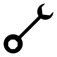 Wrench icon vector image. Can be used for Manufacturing.