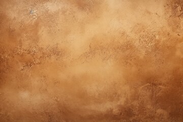 Brown flat clear gradient background with grainy rough matte noise plaster texture