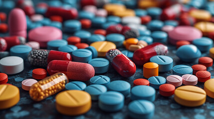 Pharmacology and medications - obrazy, fototapety, plakaty