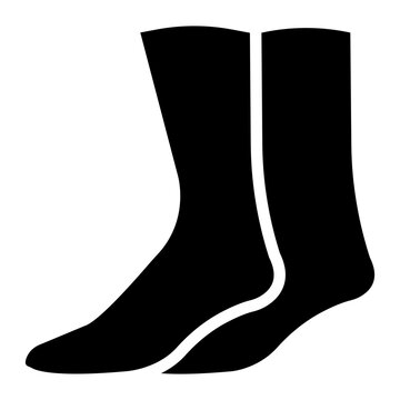Ski Socks icon vector image. Can be used for Ski Resort.