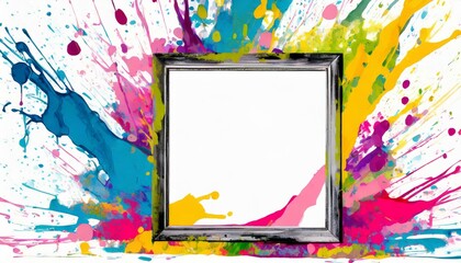 Personalized background art frame that can be used in your design
