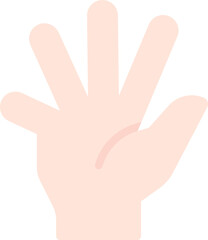 Five finger icon