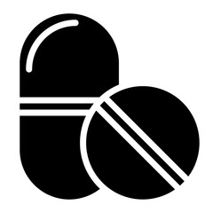 Pill icon vector image. Can be used for Nursing.
