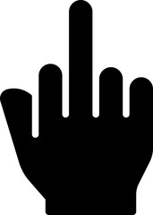 Middle finger icon