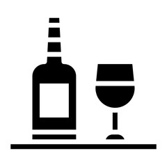 Free Wine icon vector image. Can be used for Coworking Space.