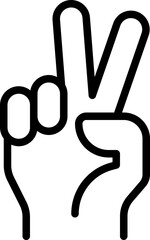 Two fingers icon