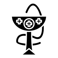 Hygeia icon vector image. Can be used for Pharmacy.