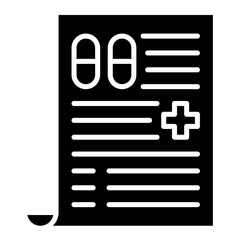 Medicine Bill icon vector image. Can be used for Pharmacy.
