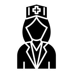 Obraz premium Nurse icon vector image. Can be used for Pharmacy.
