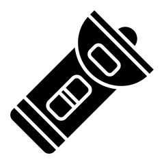 Flashlight icon vector image. Can be used for Electronic Devices.