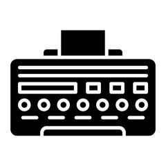 Printer icon vector image. Can be used for Electronic Devices.