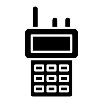 Walkie Talkie icon vector image. Can be used for Electronic Devices.
