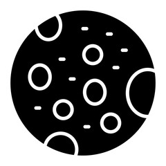 Full Moon icon vector image. Can be used for Weather.