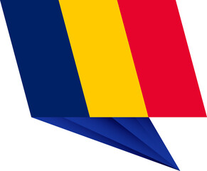 Chad pin flag