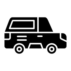Hearse icon vector image. Can be used for Funeral.